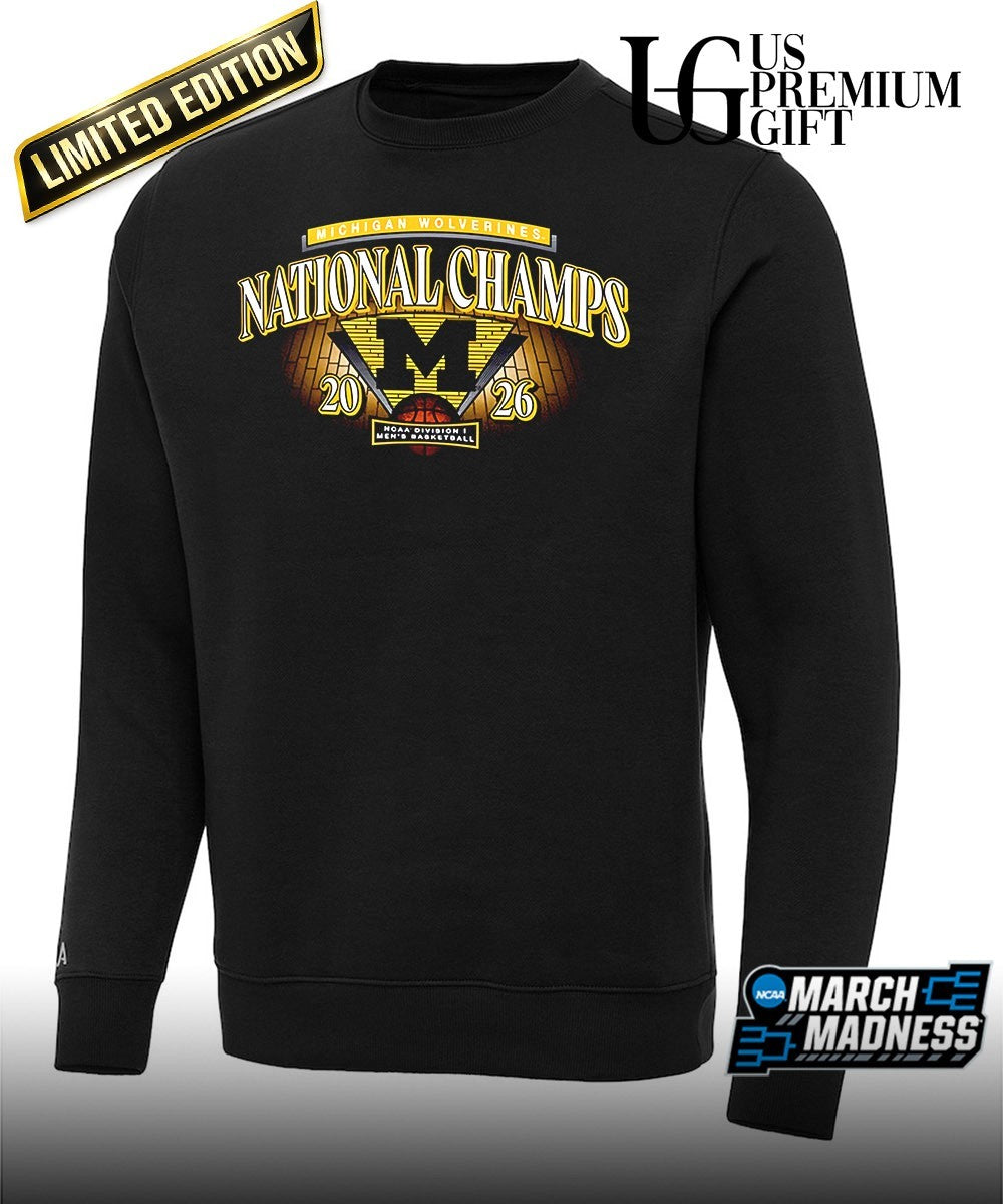 Michigan Wolverines Men’s Basketball 2026 NCAA National Champions big and tall shirt
