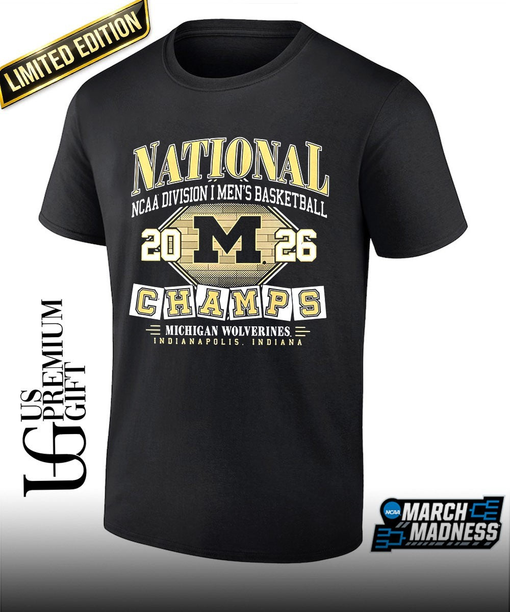 Michigan Wolverines Men’s Basketball 2026 NCAA National Champions shirt