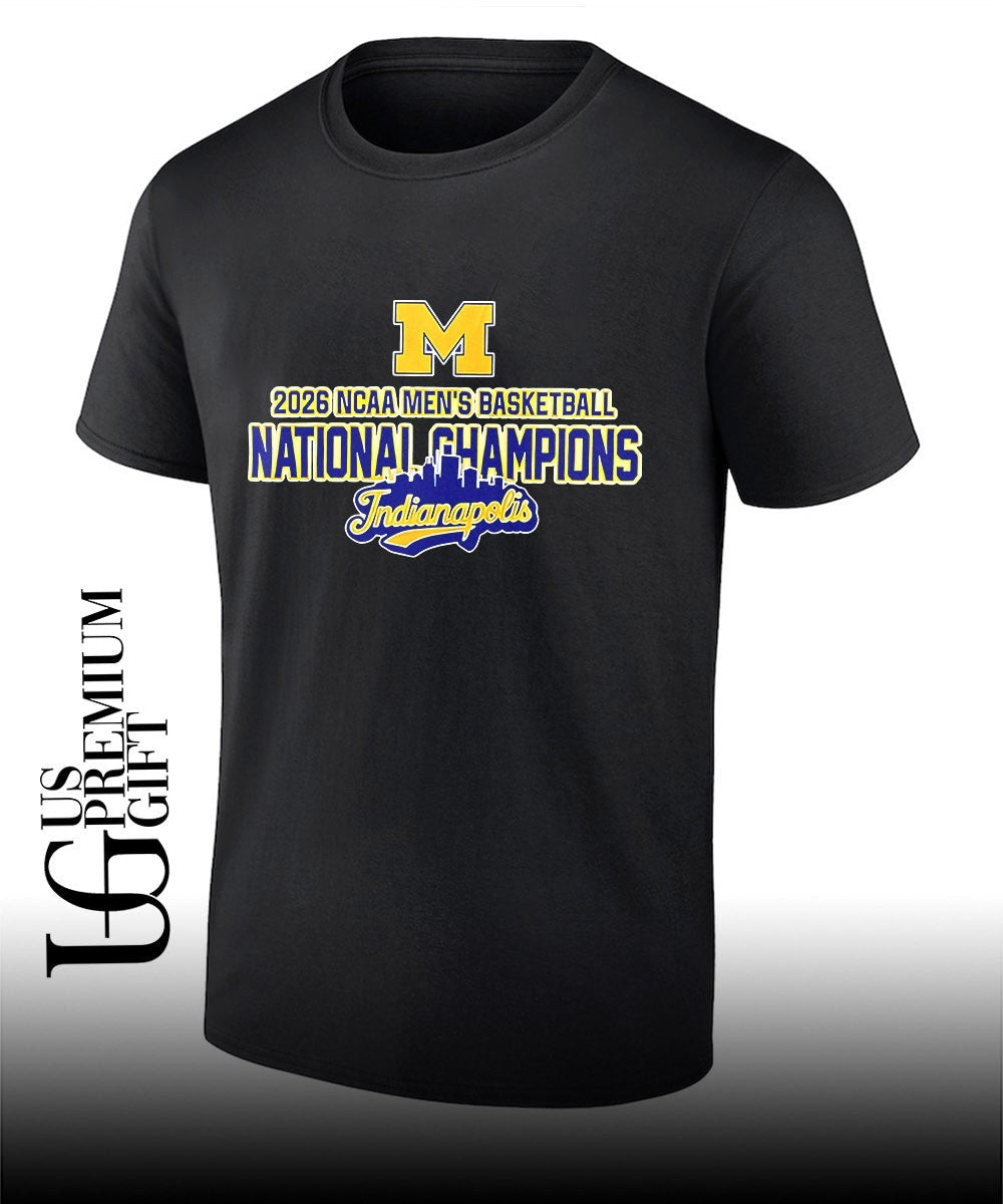 Michigan Wolverines Men’s Basketball 2026 National Champions Indianapolis shirt