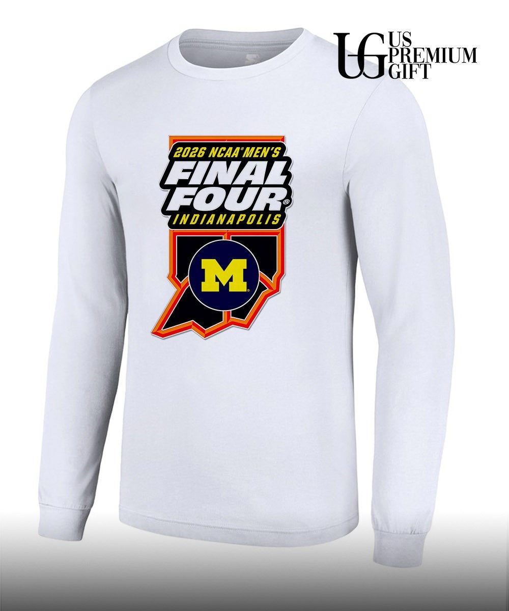 Michigan Wolverines Men’s Basketball Final Four Collector 2026 logo shirt