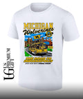 Michigan Wolverines Men’s Basketball Final Four Indy Bound Bus The Roaad To Indianapolis 2026 shirt