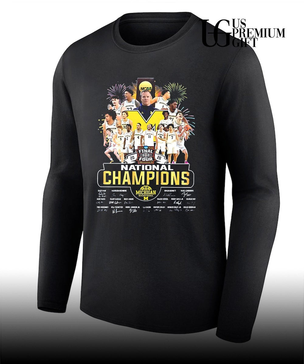 Michigan Wolverines Men’s Basketball National Champions 2026 poster shirt