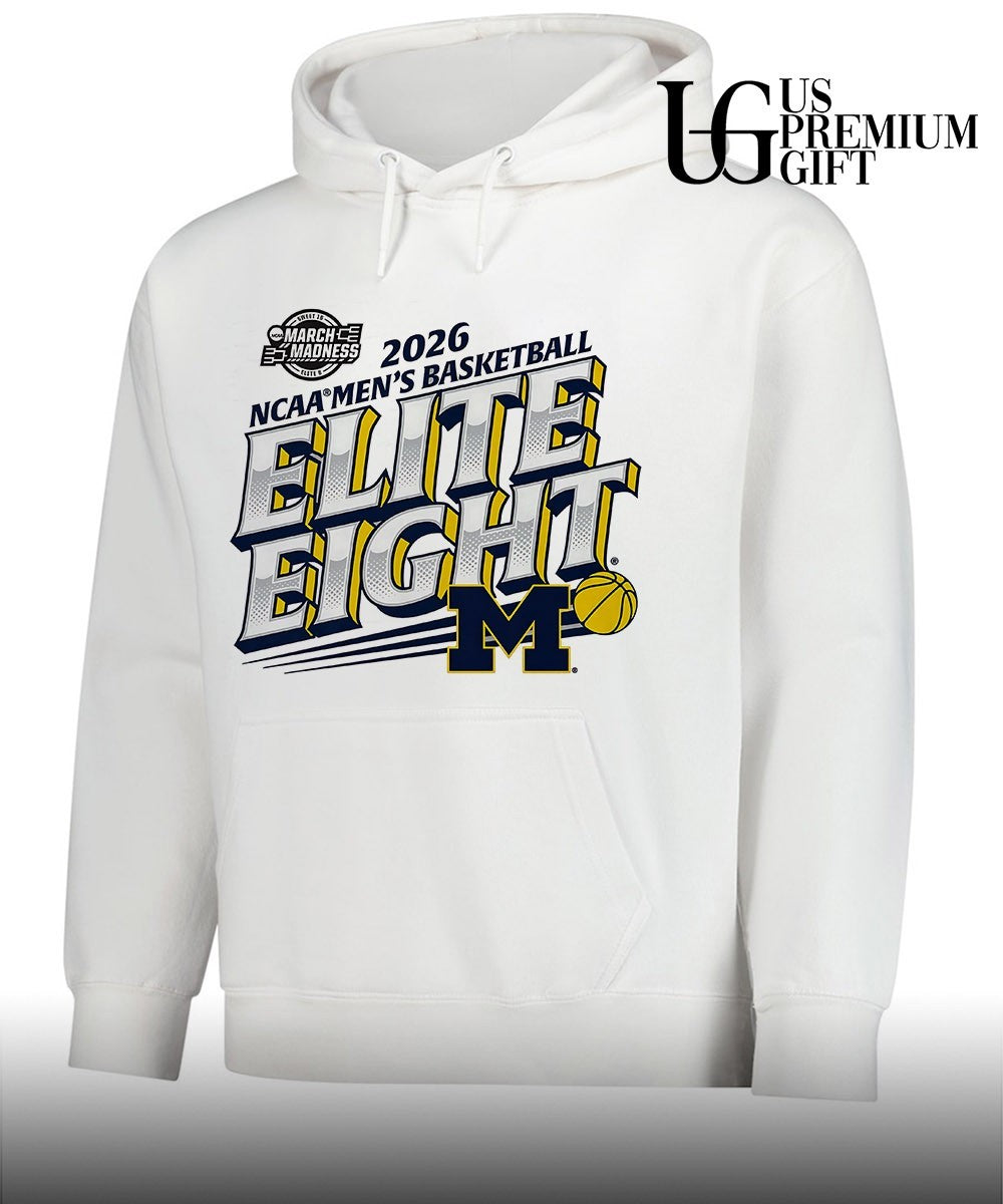 Michigan Wolverines NCAA men’s basketball 2026 Elite Eight shirt