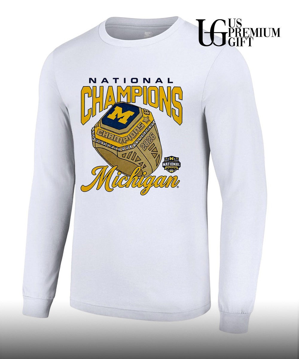 Michigan Wolverines National Champions 2026 Ring shirt