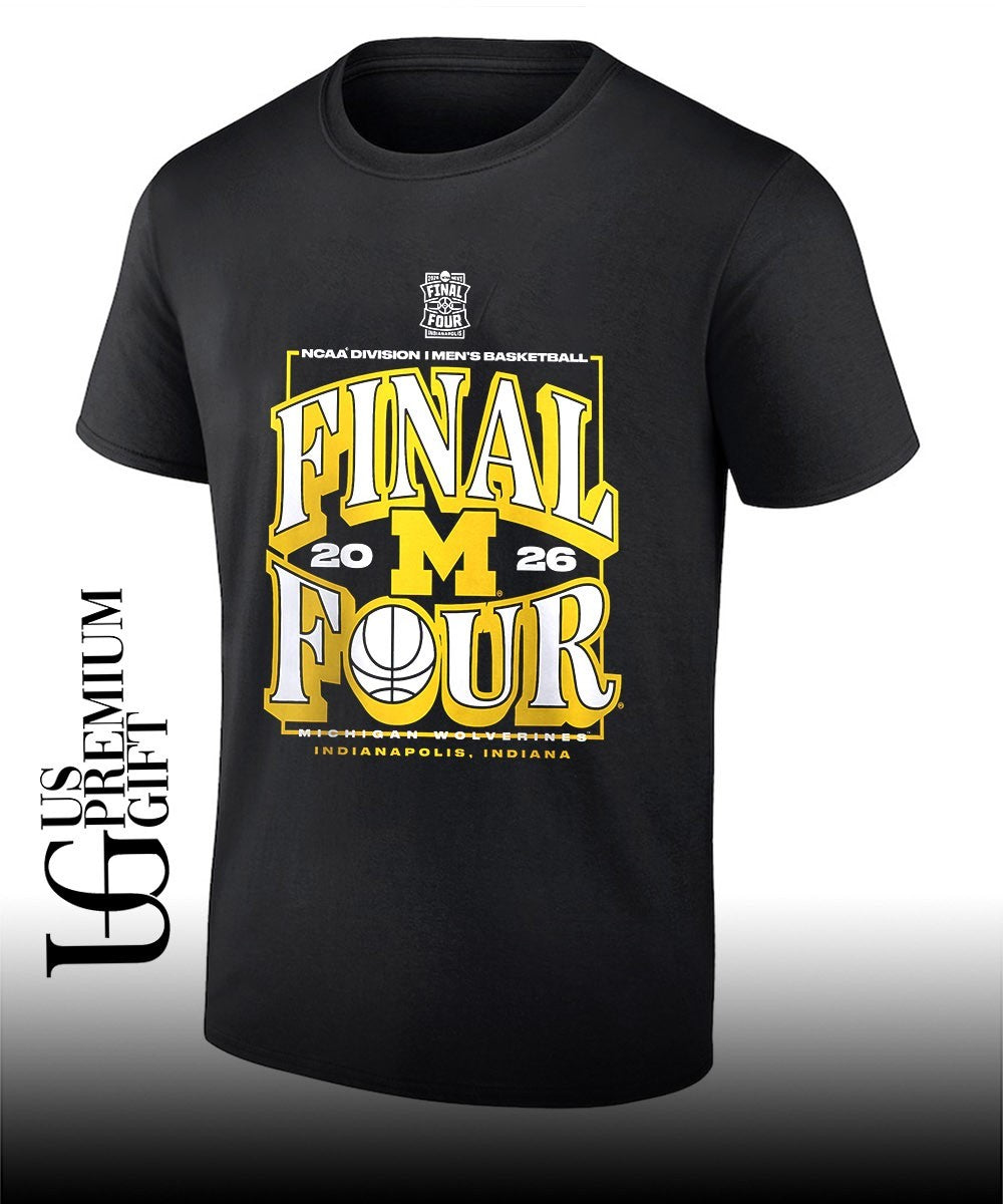 Michigan Wolverines Women’s 2026 NCAA Men’s Basketball Tournament March Madness Final Four shirt