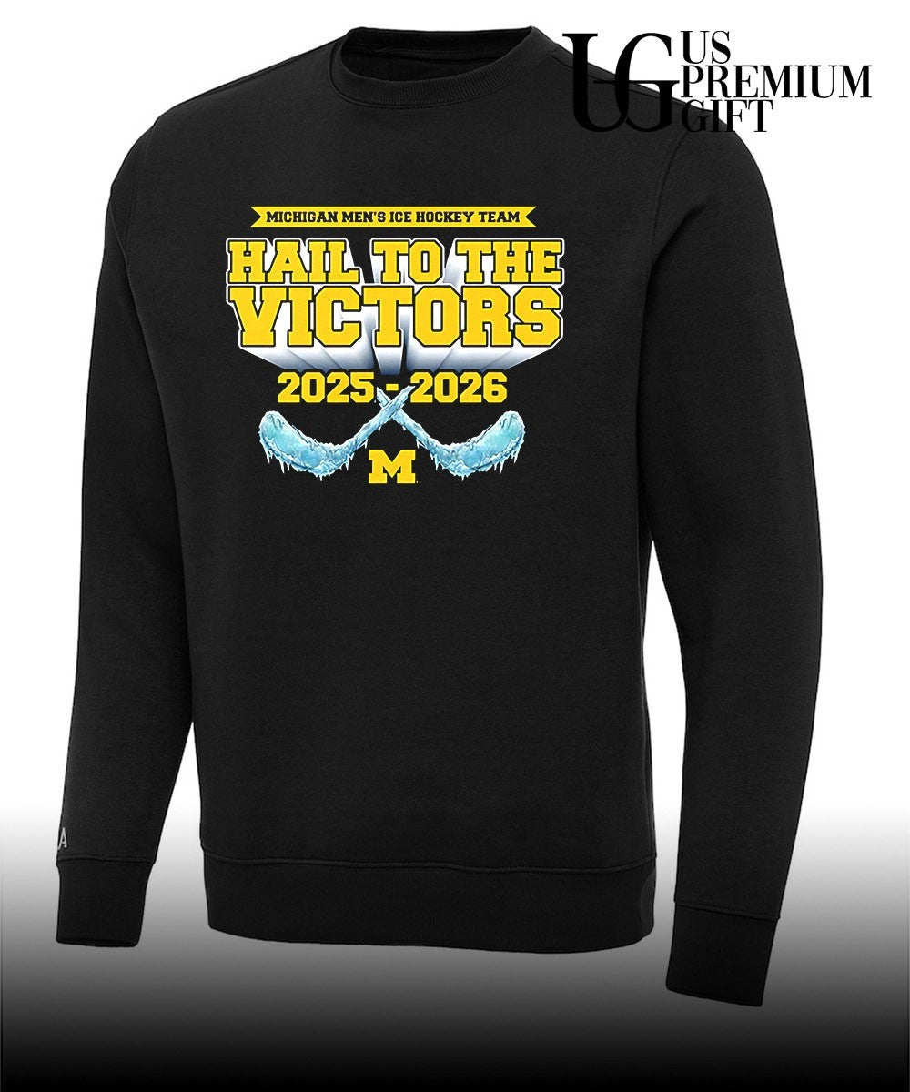Michigan Wolverines ice hockey team Hail To The Victoras 2025-2026 shirt