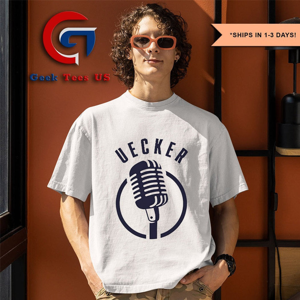 Microphone Bob Uecker shirt