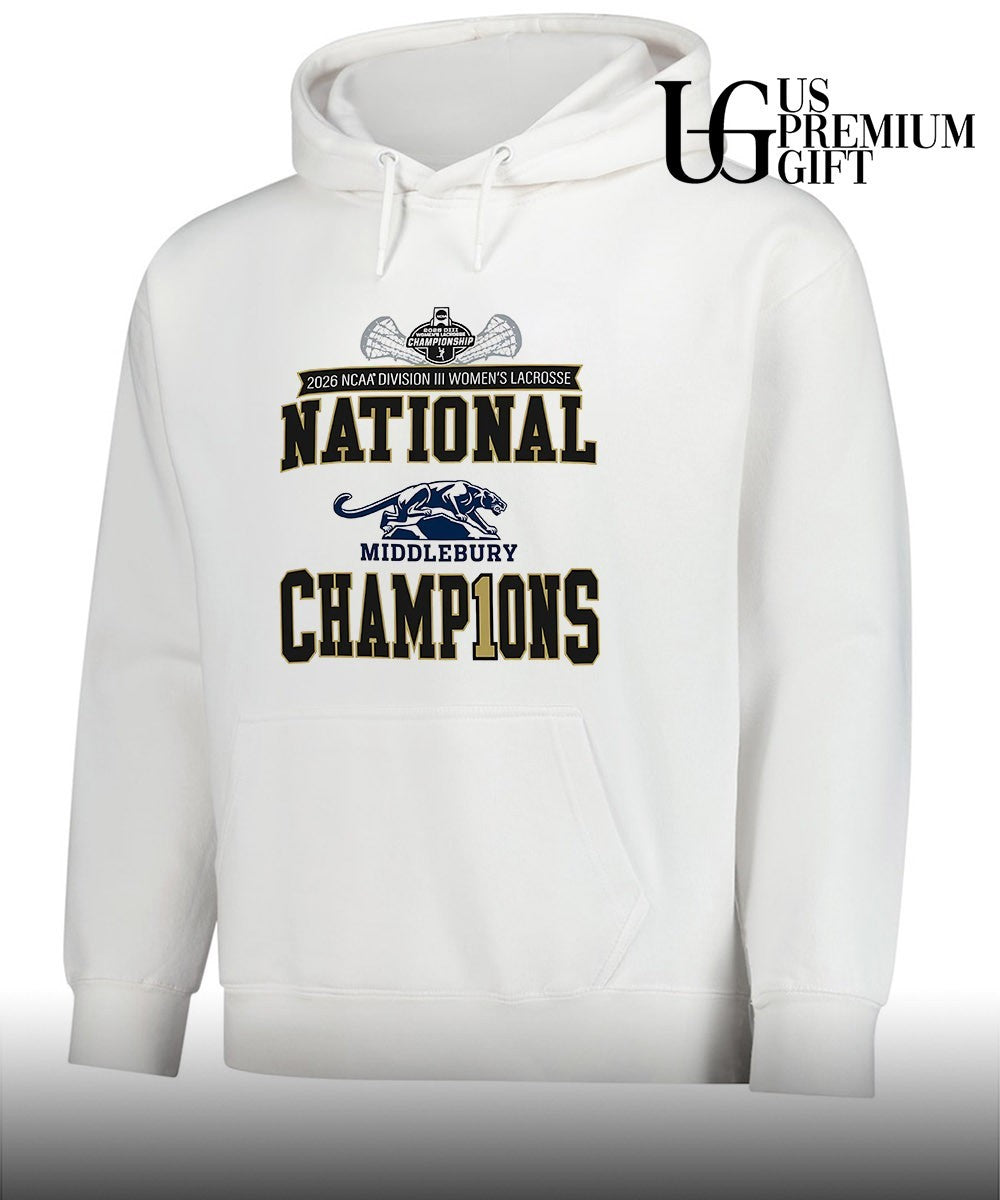 Middlebury Bobcats NCAA Division III Women’s Lacrosse National Champions 2026 shirt