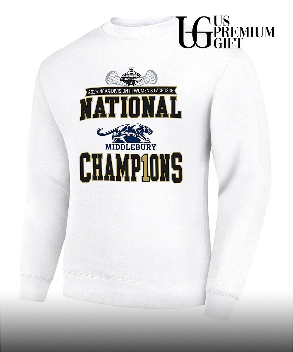 Middlebury Bobcats NCAA Division III Women’s Lacrosse National Champions 2026 shirt