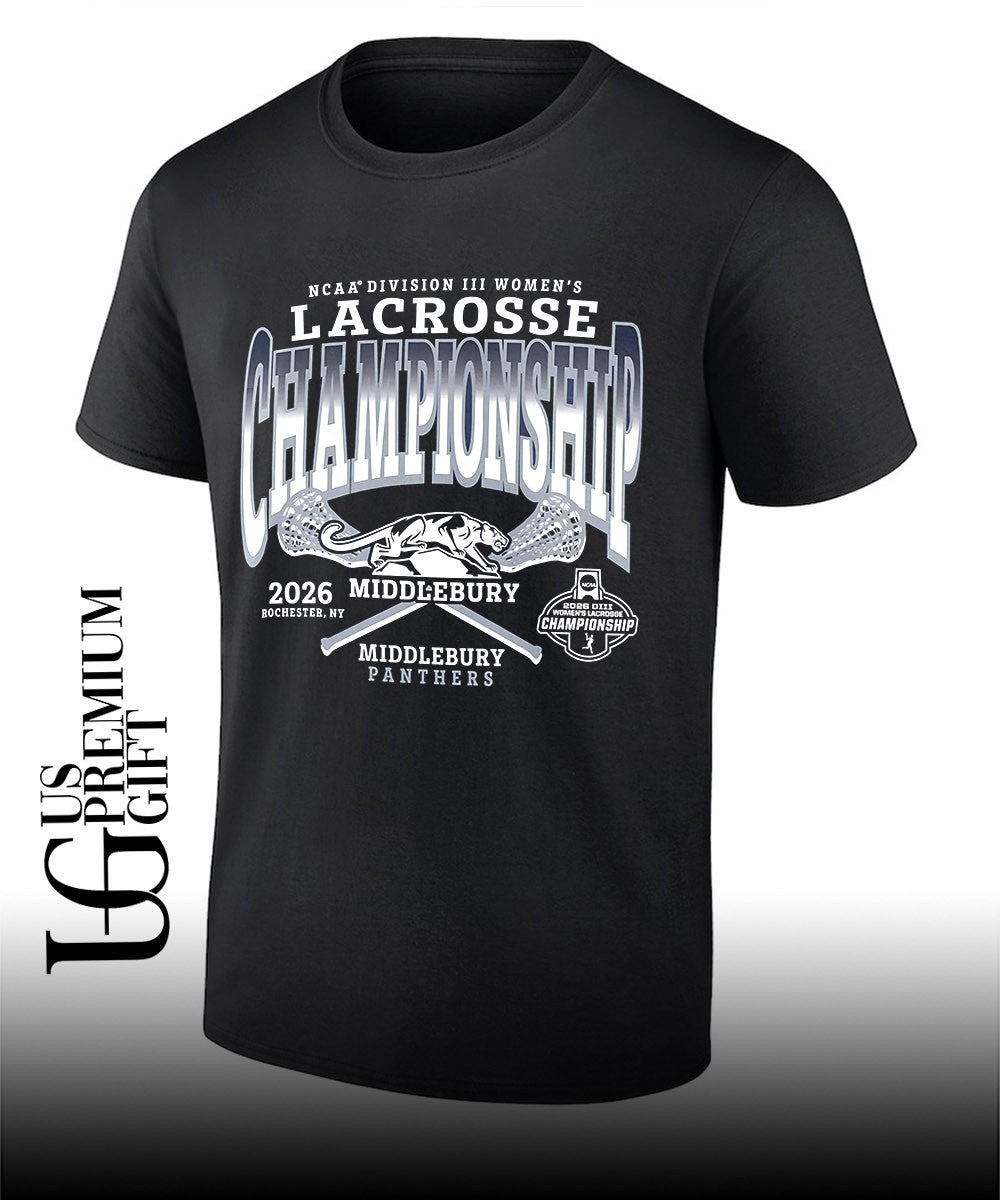Middlebury Panthers 2026 NCAA Division III Women’s Lacrosse Championship shirt