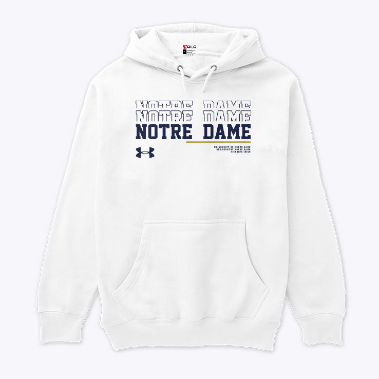 Mike Mickens Wearing Notre Dame Fighting Irish Hoodie