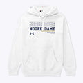 Mike Mickens Wearing Notre Dame Fighting Irish Hoodie