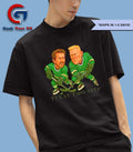 Mike Modano and Brett Hull Texas Two-step Hockey caricatures shirt