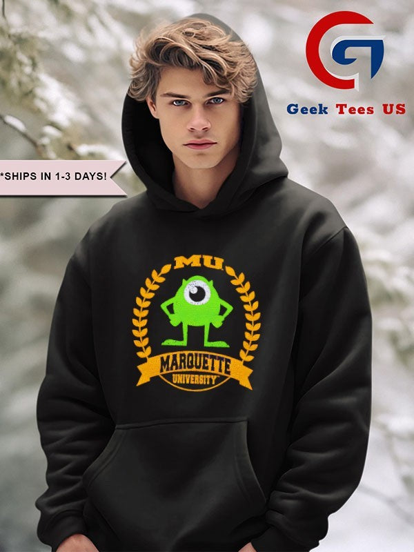 Mike Wazowski Marquette University logo shirt