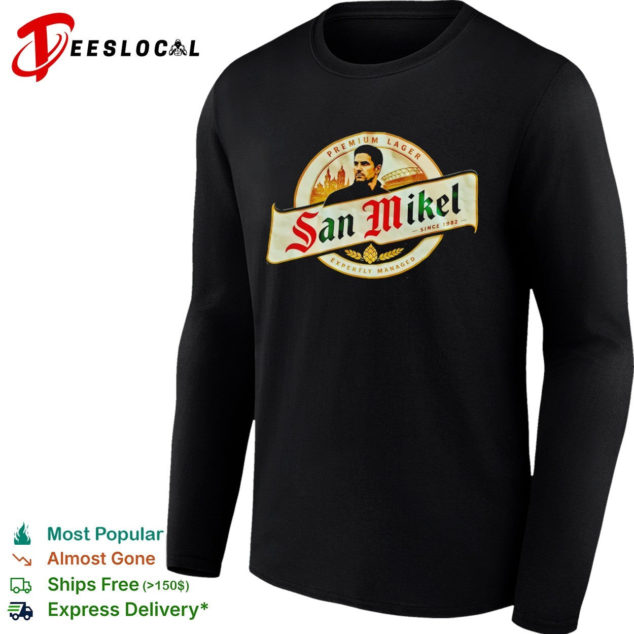 Mikel Arteta San Mikel Premium Lager Expertly Managed shirt