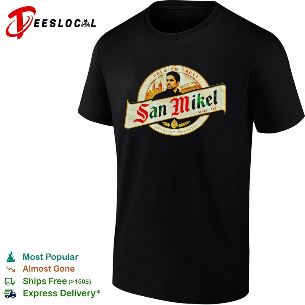 Mikel Arteta San Mikel Premium Lager Expertly Managed shirt
