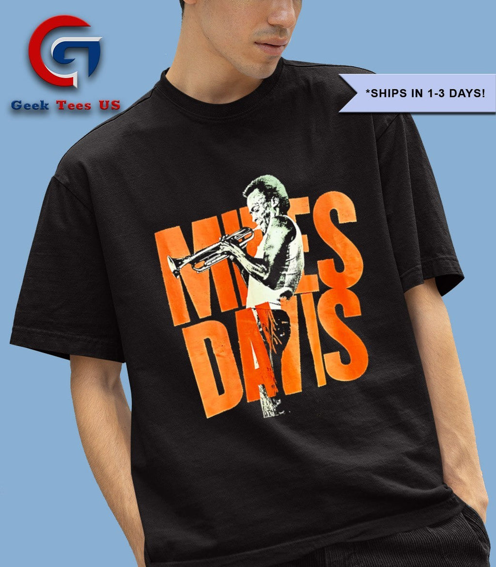 Miles Davis American trumpeter and bandleader retro shirt