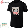 Milrose anime boy portrait barbed wire shirt