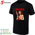Milrose bloody knife horror woman poster shirt