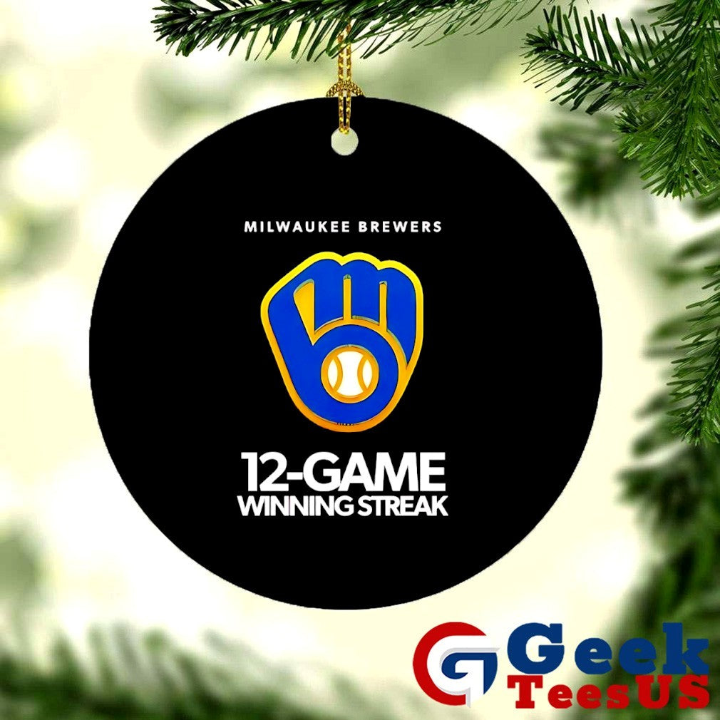 Milwaukee Brewers 12 Game Winning Streak logo shirt