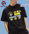Milwaukee Brewers 12 in a row burger time logo shirt