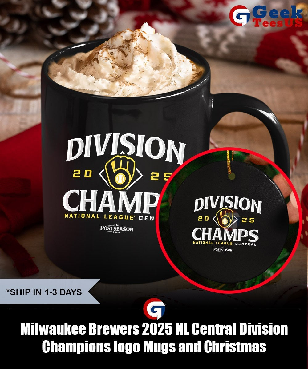 Milwaukee Brewers 2025 NL Central Division Champions logo shirt