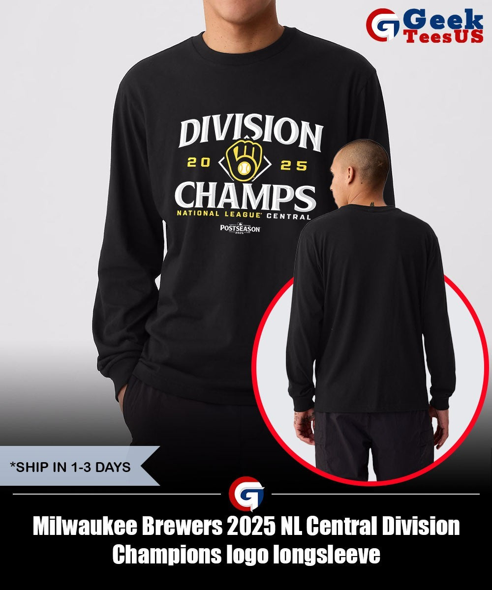 Milwaukee Brewers 2025 NL Central Division Champions logo shirt
