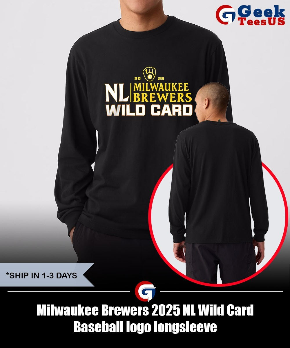Milwaukee Brewers 2025 NL Wild Card Baseball logo shirt