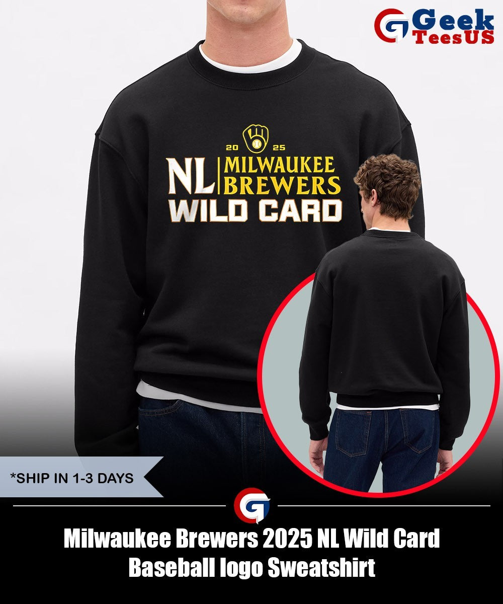 Milwaukee Brewers 2025 NL Wild Card Baseball logo shirt