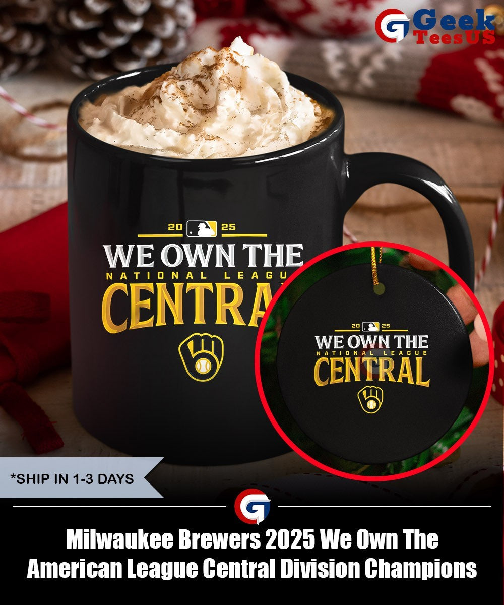 Milwaukee Brewers 2025 We Own The American League Central Division Champions shirt