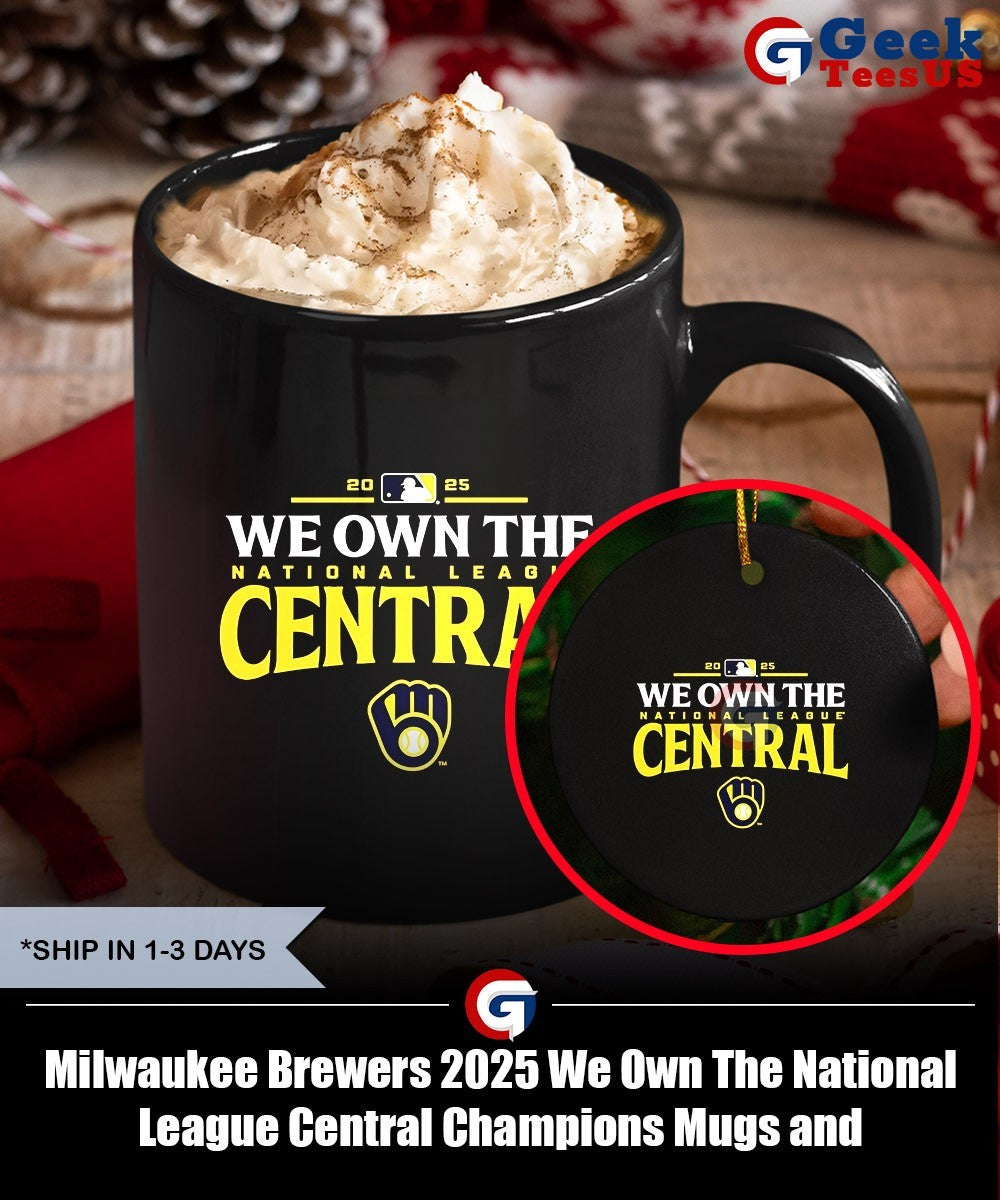 Milwaukee Brewers 2025 We Own The National League Central Champions shirt