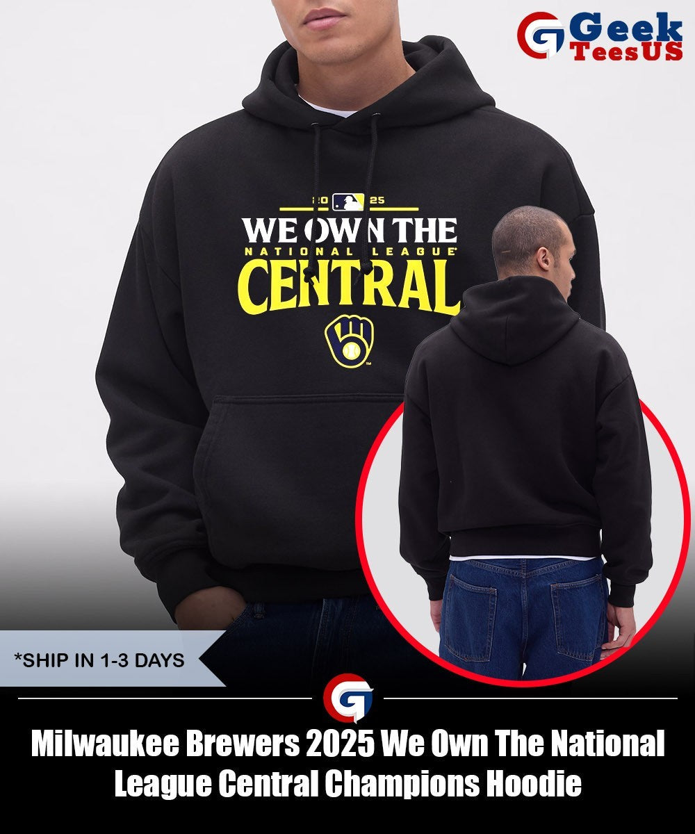 Milwaukee Brewers 2025 We Own The National League Central Champions shirt