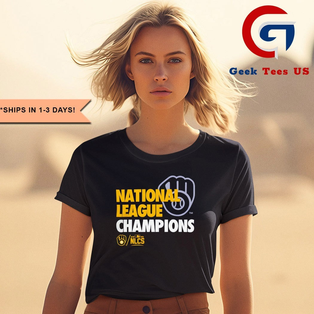 Milwaukee Brewers MLB 2025 National League Champions shirt