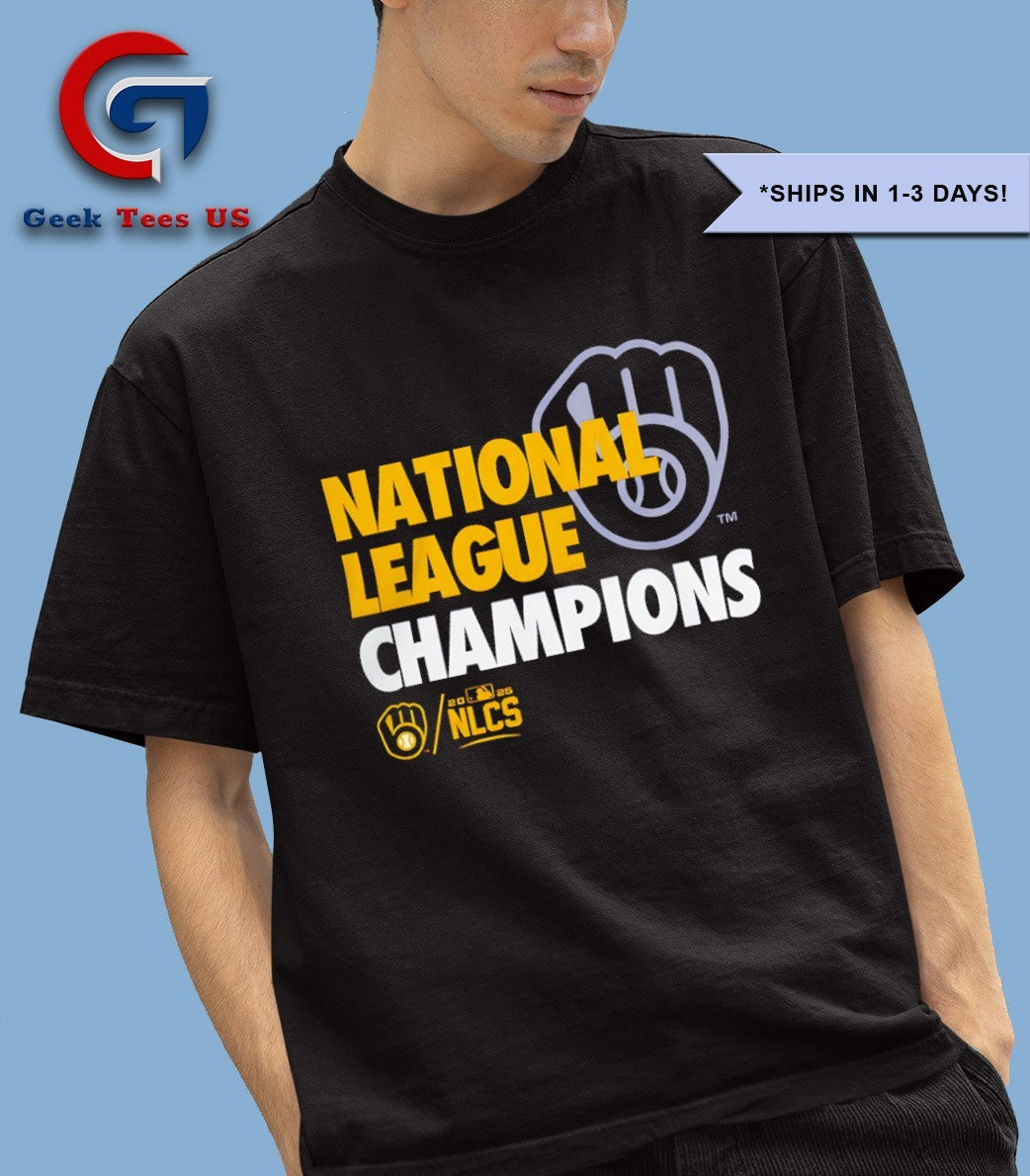 Milwaukee Brewers MLB 2025 National League Champions shirt