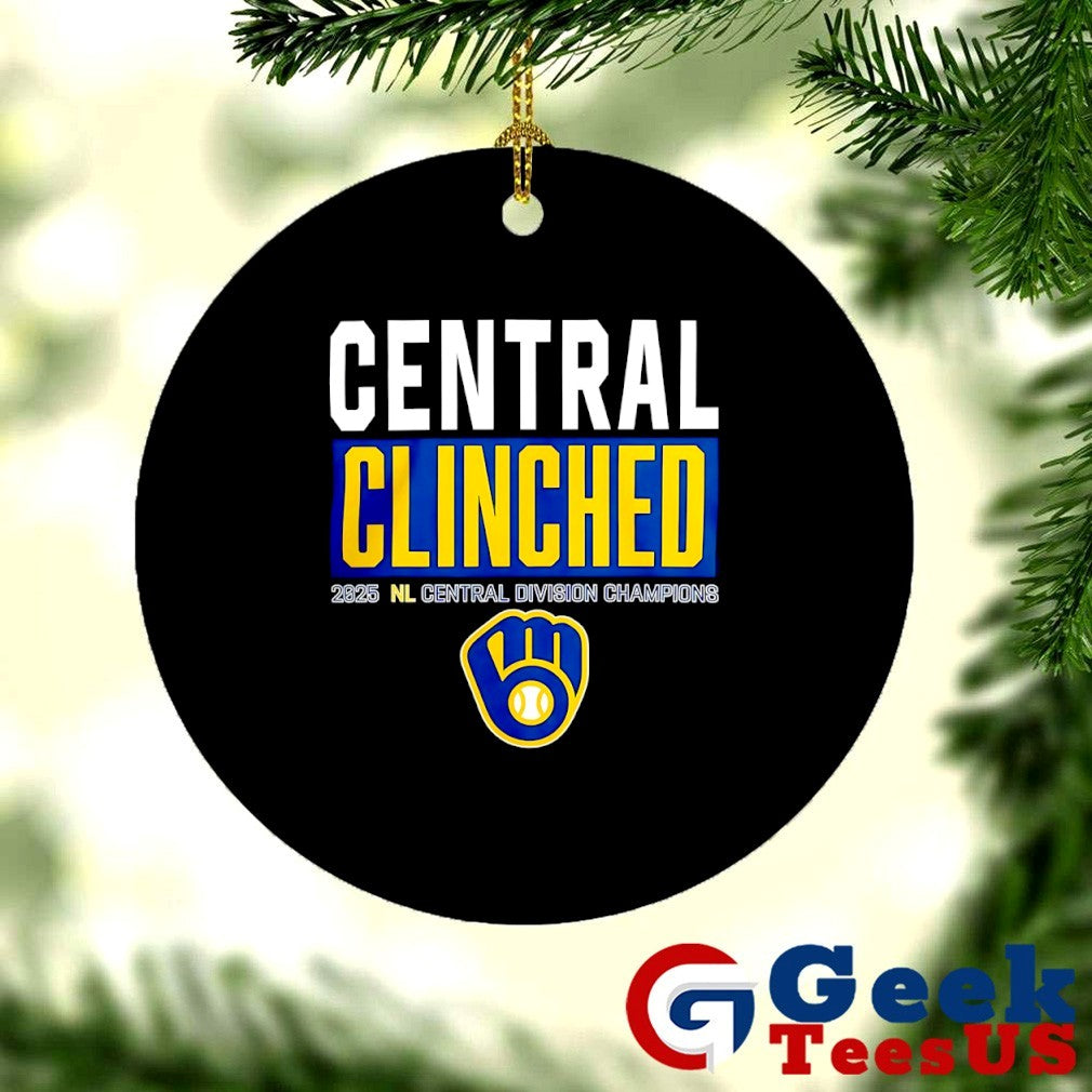 Milwaukee Brewers Playoffs Clinched NL Central Division Champions 2025 shirt