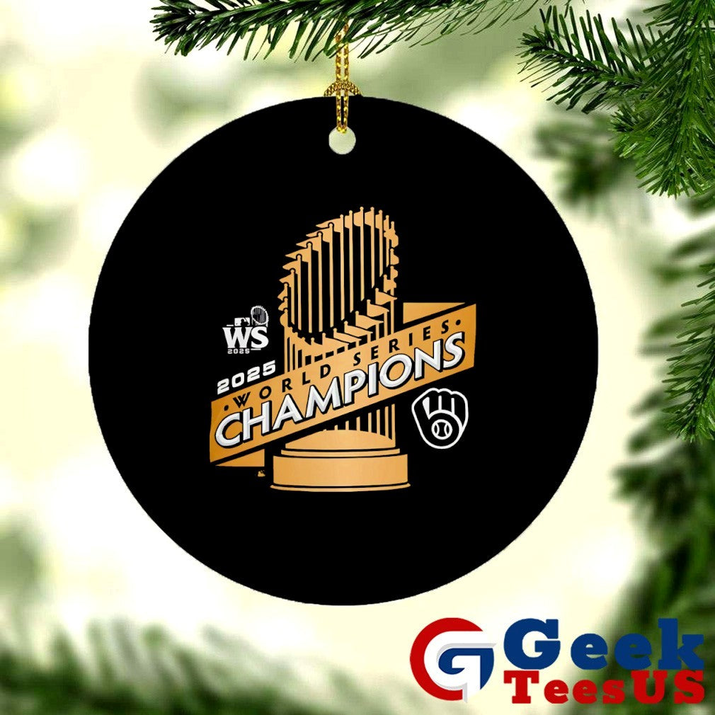 Milwaukee Brewers baseball 2025 World Series Champions trophy shirt