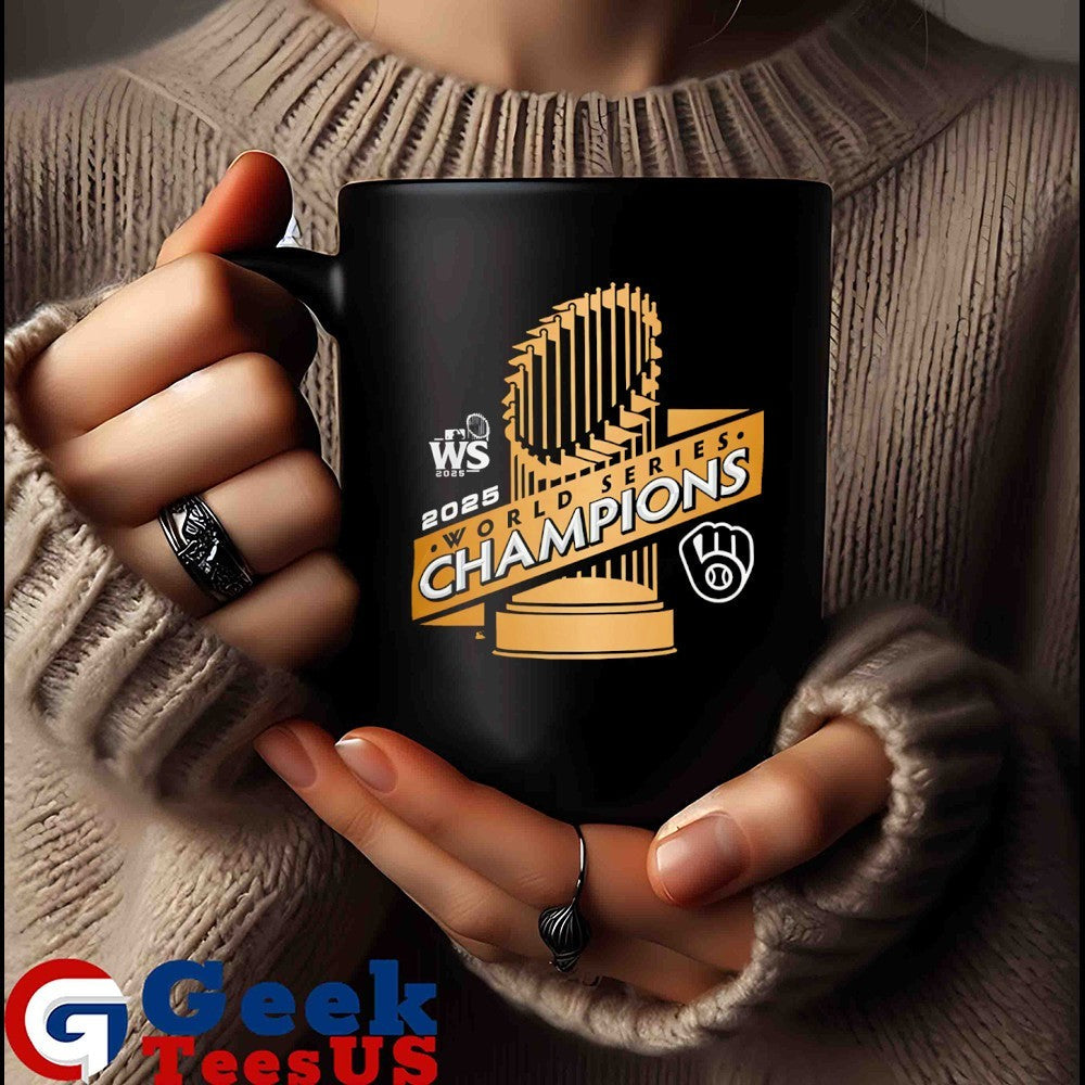 Milwaukee Brewers baseball 2025 World Series Champions trophy shirt