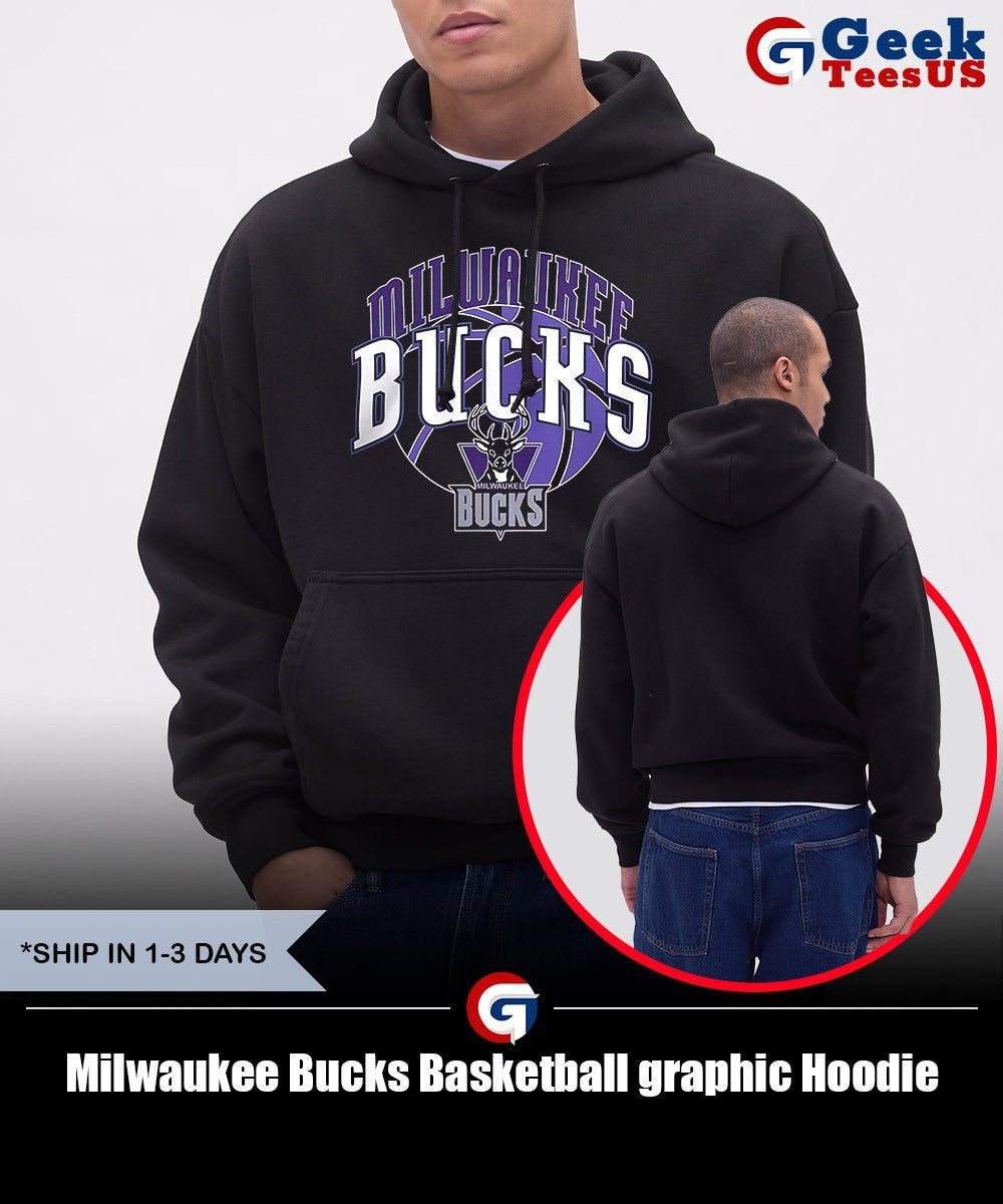 Milwaukee Bucks Basketball graphic shirt