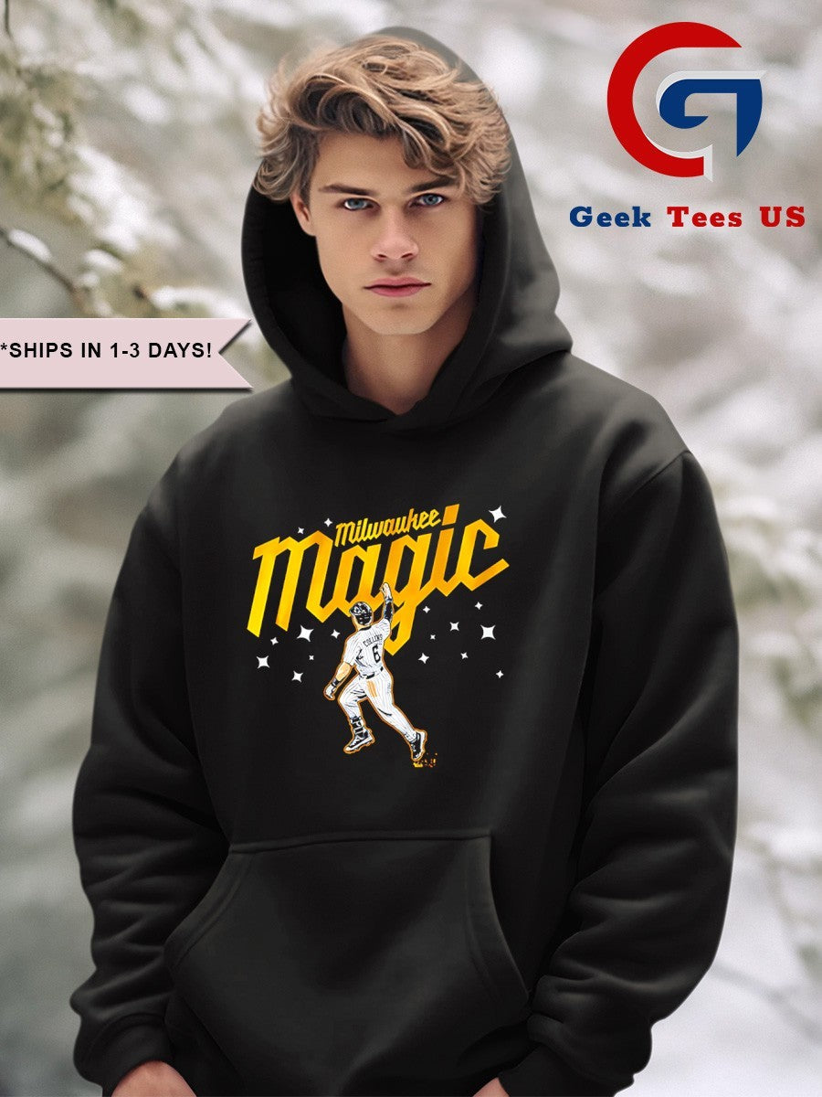 Milwaukee Magic Isaac Collins Milwaukee Brewers baseball shirt