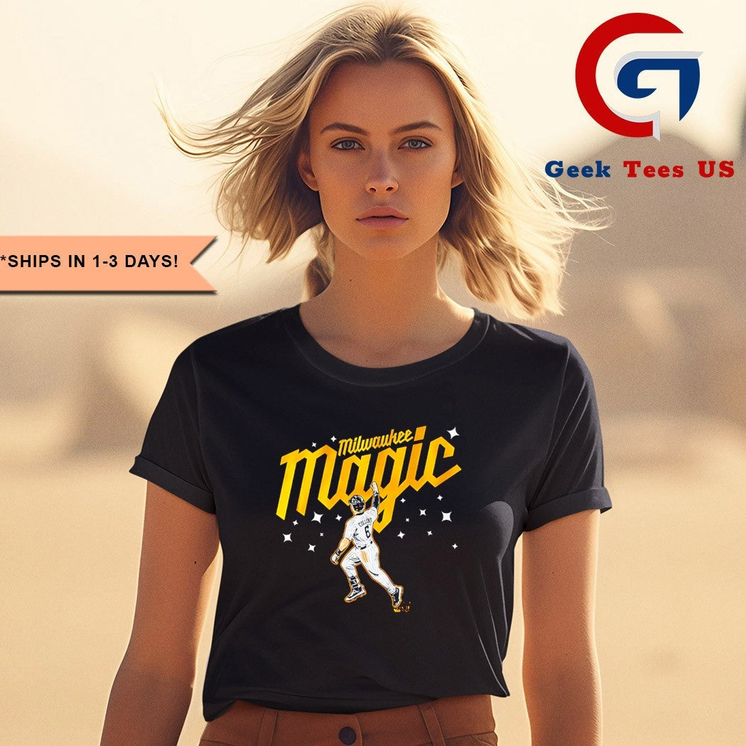 Milwaukee Magic Isaac Collins Milwaukee Brewers baseball shirt