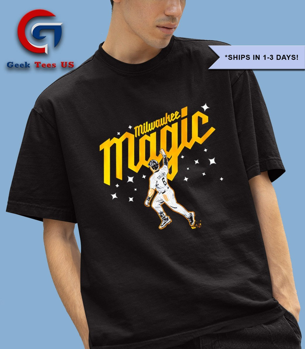 Milwaukee Magic Isaac Collins Milwaukee Brewers baseball shirt