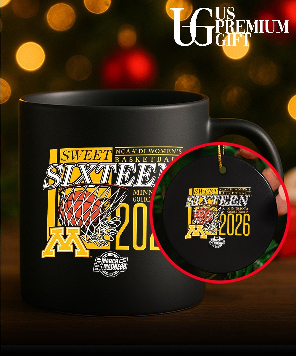 Minnesota Golden Gophers Sweet Sixteen NCAA 2026 Division 1 Women’s basketball March Madness shirt