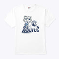 Minnesota Timberwolves Mascot Riding Motorbike T Shirt