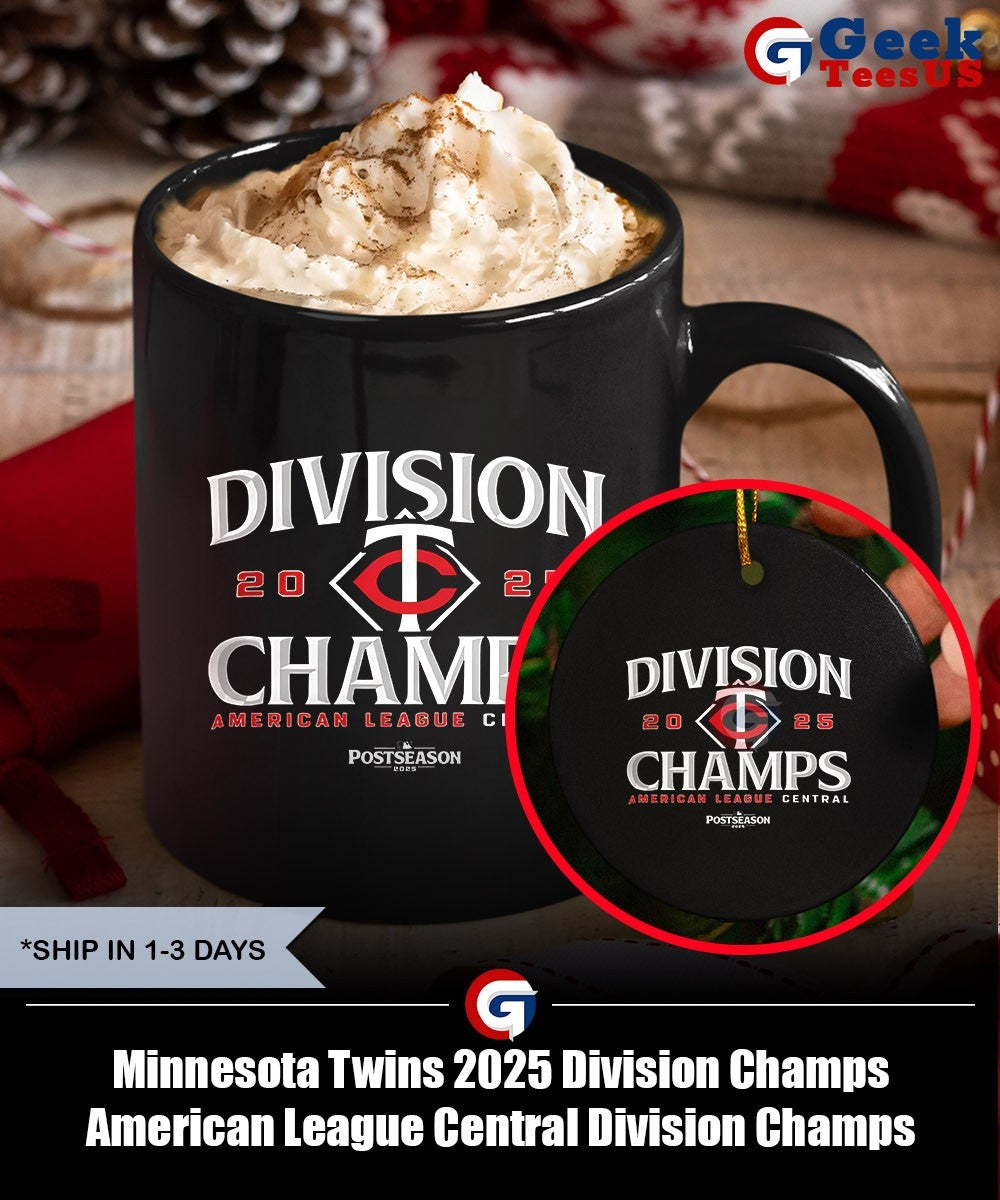 Minnesota Twins 2025 Division Champs American League Central Division Champs MLB Postseason shirt