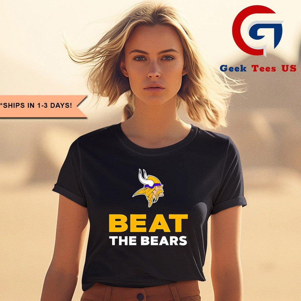Minnesota Vikings Beat the Bears logo shirt