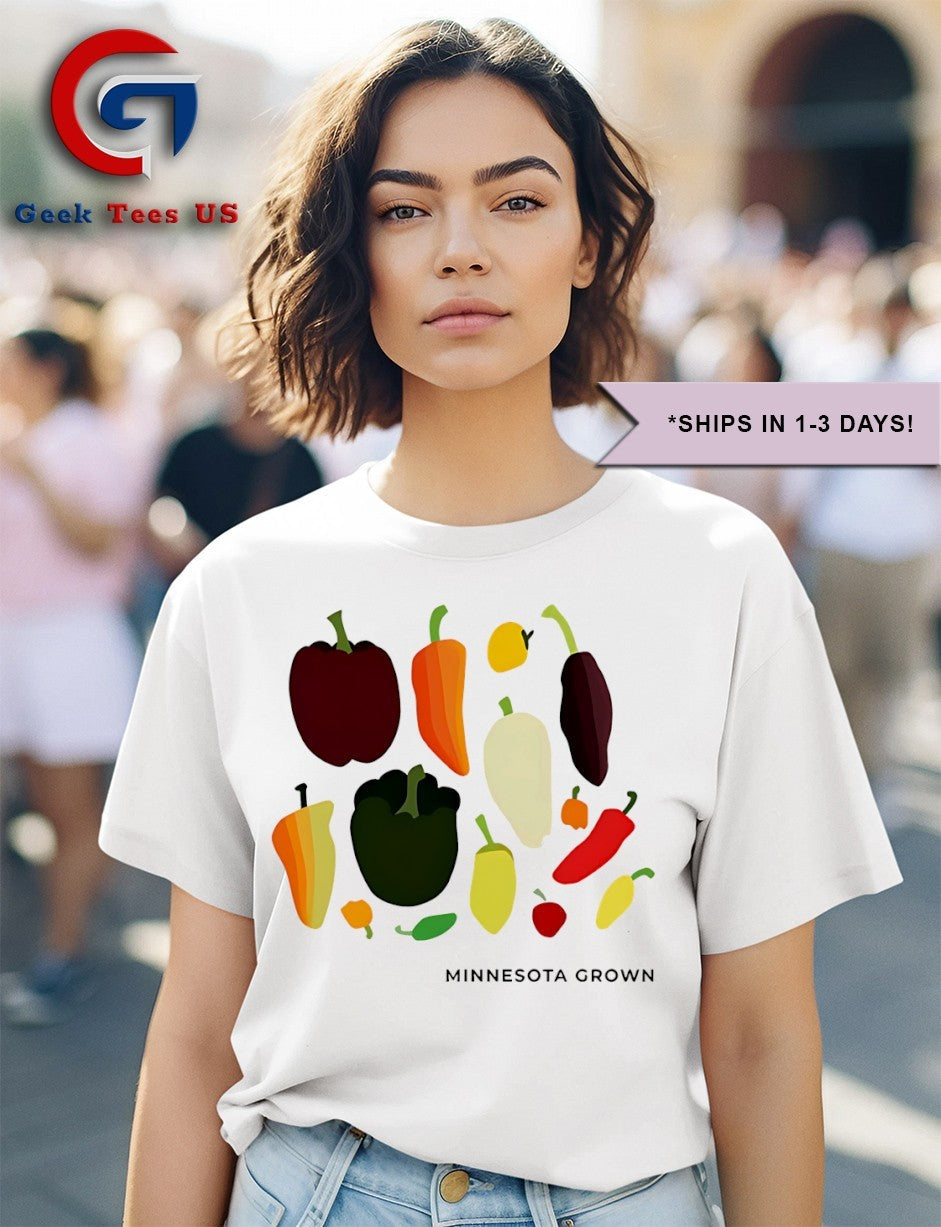 Minnesota grown peppers shirt