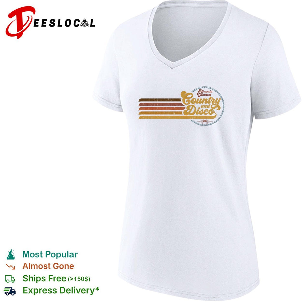 Miranda Lambert country and disco retro shirt