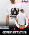 Mississippi State Bulldogs vs Alcorn State Football 2025 Davis Wade Stadium Gameday shirt