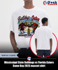 Mississippi State Bulldogs vs Florida Gators Game Day 2025 mascot shirt
