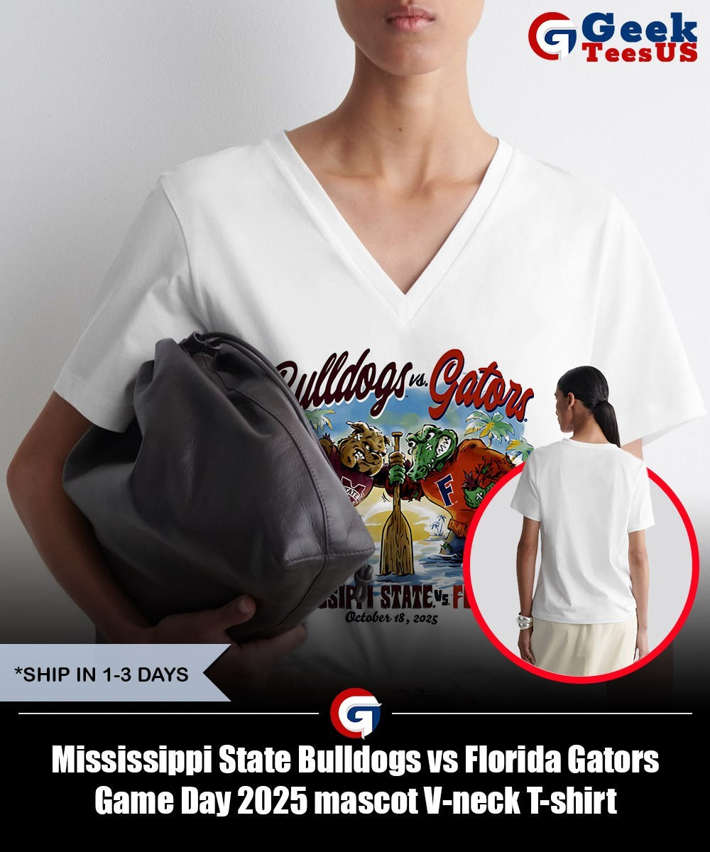 Mississippi State Bulldogs vs Florida Gators Game Day 2025 mascot shirt